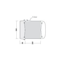 Toldo pour van Outwell Newburg 260