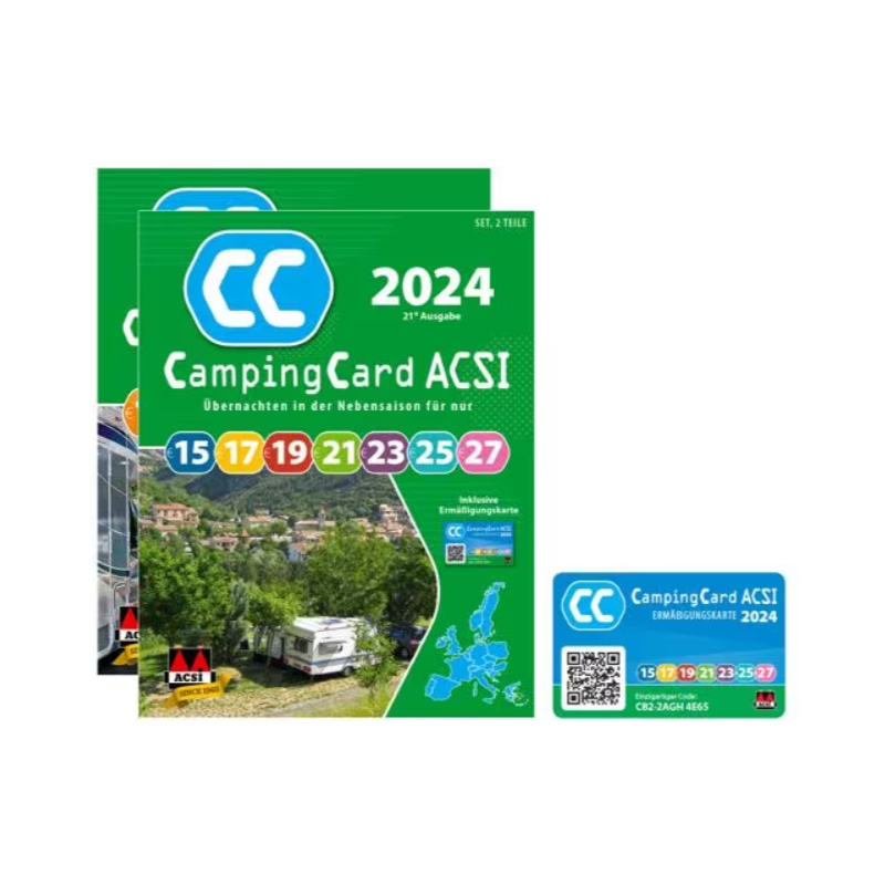 ACSI CampingCard 2024 incluida guía especial