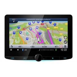 Navegador,Kenwood Navitainer DNR992RVS con datos de mapas Garmin para autocaravanas, coches y camiones de 10,1 pulgadas