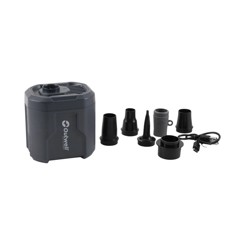 Bomba de aire inalámbrica Outwell Mistral con modo de vaciado 600 litros/min negro