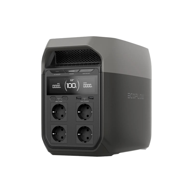 Central eléctrica portátil EcoFlow Delta 3 con 1800 W / 1024 Wh