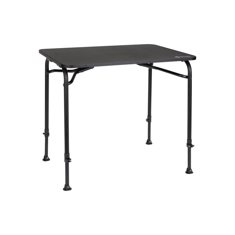 Mesa plegable Berger Tornio 1 aspecto carbono 80 x 60 cm