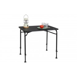 Mesa plegable Berger Tornio 1 aspecto carbono 80 x 60 cm