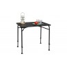 Mesa plegable Berger Tornio 1 aspecto carbono 80 x 60 cm