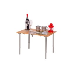 Bo-Camp Urban Outdoor Southwark Bamboo-Alu Table with wheels 60 x 40 cm