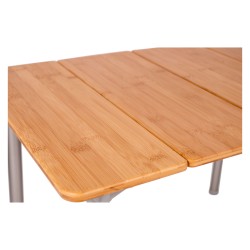 Bo-Camp Urban Outdoor Southwark Bamboo-Alu Table with wheels 60 x 40 cm