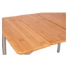 Bo-Camp Urban Outdoor Southwark Bamboo-Alu Tavolo con ruote 60 x 40 cm