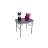 Eurotrail camping table Sante 61 x 45 cm silver