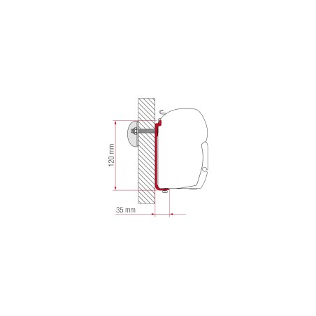 Adaptateur Fiamma AS 450 F45