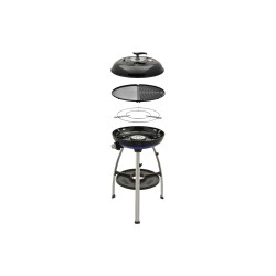 Griglia di gas Cadac CarriChef 50 mbar con barbecue/flat, portaerba e coperchio