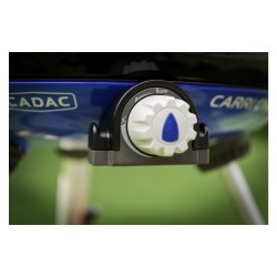 Griglia di gas Cadac CarriChef 50 mbar con barbecue/flat, portaerba e coperchio