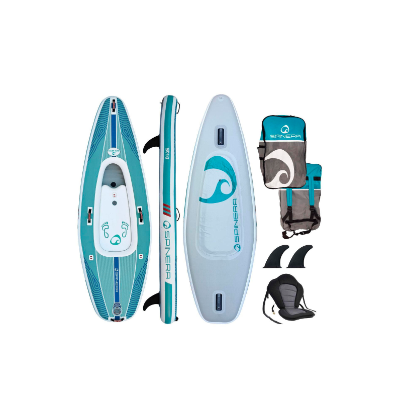 Spinera SUP Kayak 10 bleu-vert/blanc 305 x 98 x 20 cm