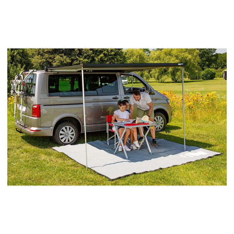 Toldo Fiamma F45s VW T5/T6 Multivan/Transporter Deep Black 260 gris