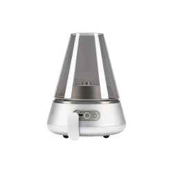 Kooduu Nordic Light Pro Oil Lamp with Bluetooth Silver Speaker