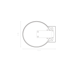 Caratec CASAT600D satellite antenna 60 cm