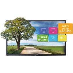 Alden Onelight 60 HD EVO Ultrawhite Système entièrement automatique de satellite qui comprend 19 pouces Ultrawide LED TV