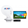 Alden Onelight 60 HD EVO Ultrawhite Système entièrement automatique de satellite qui comprend 19 pouces Ultrawide LED TV