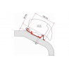 Adapter Fiamma LMC Tec 370 cm passend für F65 und F80 Markisen