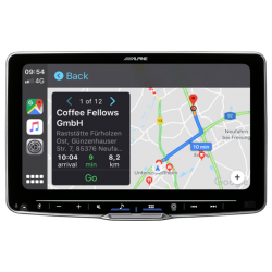 9-inch Alpine screen. Apple CarPlay Wireless and Android Auto
