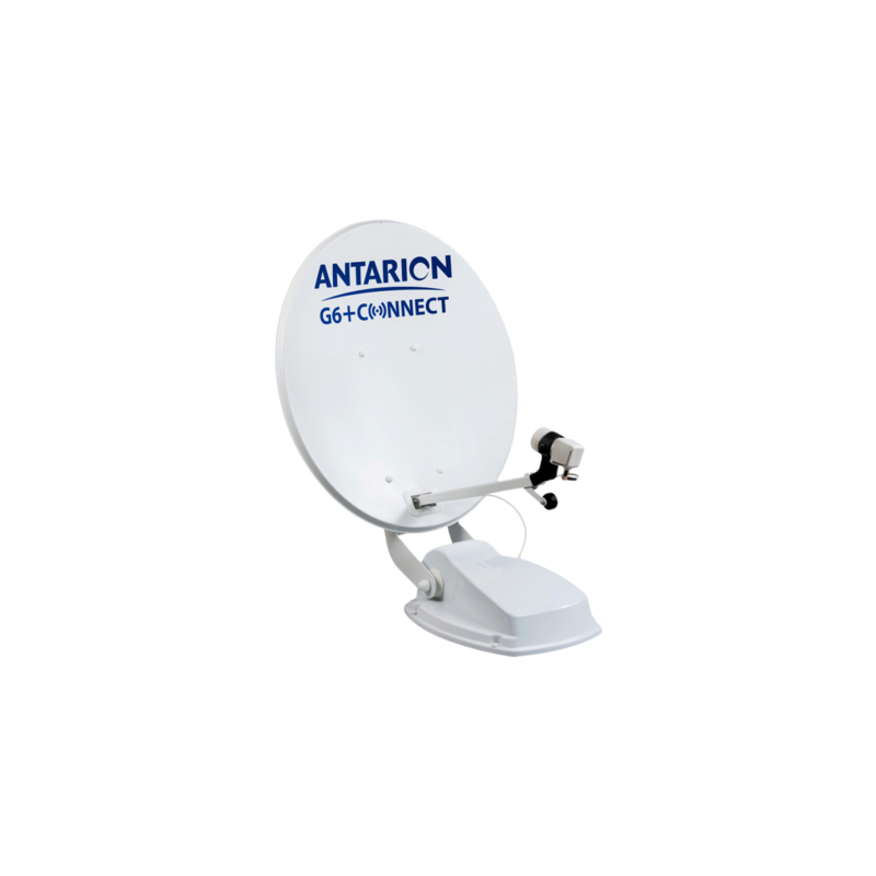 G6+ Twin antenna automatic satellite 65 cm White